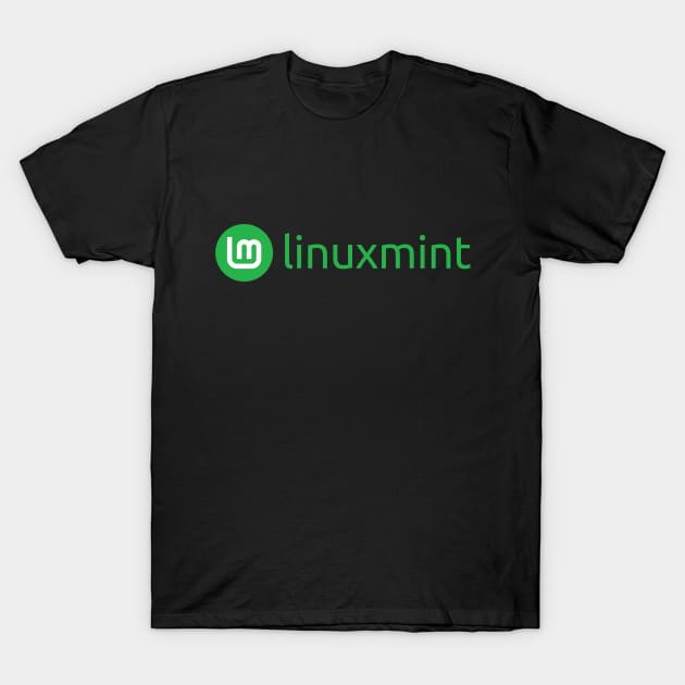 Cool Linux Mint Logo T-Shirt by 4thSeason